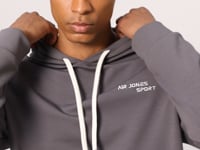 Dark Grey Cotton Thick Soft Textured Comfort Fit Embroidered Men's Tracksuit Set - 85255