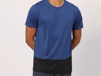 Parliament Polyester Breathable Textured Thin Flexible Standard Fit Men's Performance T-Shirt - 88383