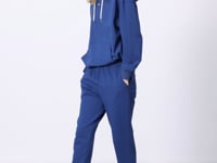 Parliament Hooded Kangaroo Pocket Oversize Elastic Cuffed Women's Tracksuit Set - 95288
