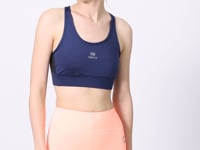 Indigo Cross Back Detailed Slim Fit U Collar Padded Women's Sports Bra - 97121