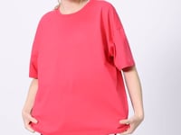 Rose Modal Soft Touch Oversize Fit Basic Women's T-Shirt - 97285