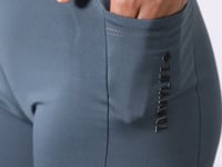 Forest Green Polyester Flexible Standard Fit Performance Women's Biker Tights - 91012