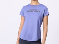 Plato Polyester Breathable Textured Thin Flexible Standard Fit Performance Women's T-Shirt - 97283