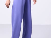 Plato High Waist Comfort Fit Wide Leg Women's Tracksuit Bottom - 94567