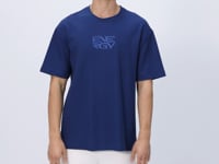 Parliament Cotton Thick Textured Surface Oversize Fit Printed Men's T-Shirt - 88336