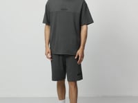 Cotton Thick Soft Textured Oversize Fit Basic Men's Shorts Set - 85259