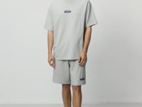 Stone Cotton Thick Soft Textured Oversize Fit Basic Men's Shorts Set - 85259