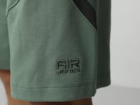 Light Green Cotton Thick Soft Textured Standard Fit Basic Men's Shorts - 81281