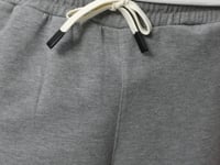 Grey Melange Cotton Thick Soft Textured Standard Fit Basic Men's Shorts - 81281