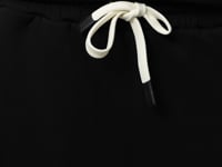 Black Cotton Thick Soft Textured Standard Fit Basic Men's Shorts - 81281