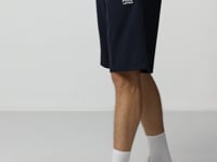 Navy Blue Cotton Thick Soft Textured Standard Fit Basic Men's Shorts - 81277