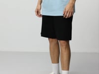 Black Cotton Thick Soft Textured Standard Fit Basic Men's Shorts - 81277