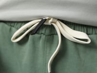 Light Green Cotton Thick Soft Textured Standard Fit Basic Men's Shorts - 81278