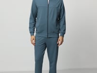 Forest Green Cotton Thick Soft Textured Comfort Fit Basic Men's Tracksuit Set - 85260