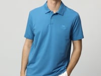 Basic Logo Standard Fit Knitted Polo Collar Men's T-Shirt - 87748