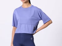 Plato Polyester Breathable Textured Thin Flexible Oversize Fit Performance Women's T-Shirt - 97284