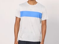 Stone Polyester Breathable Jacquard Thin Flexible Standard Fit Men's Performance T-Shirt - 88398