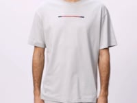Stone 100% Cotton Thick Soft Textured Oversize Fit Printed Men's T-Shirt - 88358