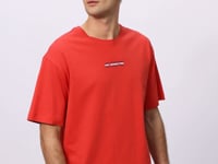 Fiesta 100% Cotton Thick Soft Textured Oversize Fit Printed Men's T-Shirt - 88354