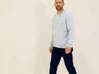 Indigo Laced Men's Tracksuit Bottom - 82110