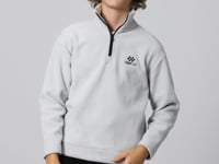 Stone Thick Soft Textured Standard Fit Embroidered Fleece Boys' Sweatshirt - 11221