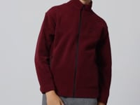 Purple Thick Soft Textured Standard Fit Embroidered Fleece Boys' Sweatshirt - 11223