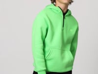 Neon Green Cotton Thick Fleece-Lined Soft Textured Standard Fit Embroidered Boys' Sweatshirt - 11244