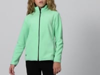 Forest Green Thick Soft Textured Standard Fit Embroidered Fleece Girls' Sweatshirt - 75154