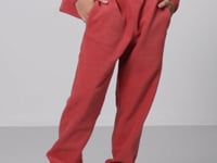 Wild Rose Thick Soft Textured Standard Fit Embroidered Fleece Girls' Tracksuit Bottom - 75155