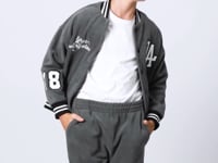 Thick Right Soft Textured Standard Fit Embroidered Fleece Boys' College Jacket - 11227