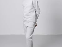 Stone Cotton Thick Fleece-Lined Soft Textured Standard Fit Embroidered Boys' Tracksuit Set - 11249
