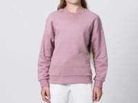 Dried Rose Cotton Lined Fleece Soft Textured Oversize Embroidered Girl Sweatshirt - 75150