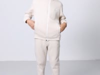 Cotton Thick Inner Fleece Soft Textured Standard Fit Embroidered Boys Tracksuit Set - 11256