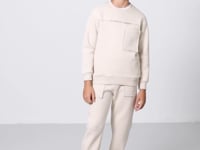 Cotton Thick Fleece-Lined Soft Textured Standard Fit Printed Boys' Tracksuit Set - 11257