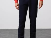 Colin Navy Blue Striped Men's Tracksuit Bottom - 84941