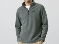 River Khaki Stand-Up Collar Men's Fleece Sweatshirt - 88310