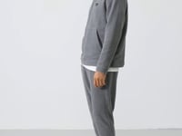 Carol Grey Melange Polar Men's Tracksuit Set - 85226