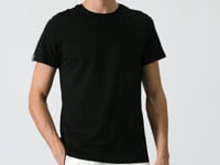 Black Basic Men's T-Shirt - 88245