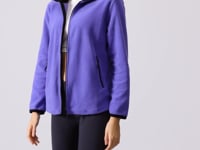 Plato High Collar Zippered Comfort Fit Women's Fleece Sweatshirt - 97173
