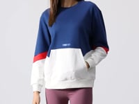 Parliament Compact Cotton Thick Smooth Textured O-Collar Oversize Fit Women's Sweatshirt - 97289