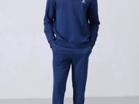 Parliament Cotton Thick Fleece-Lined Soft Textured Comfort Fit Embroidered Men's Tracksuit Set -85265