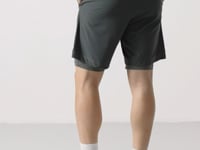 Polyester Thin Soft Standard Fit Men's Lined Shorts - 81287