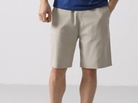 Standard Fit Woven Lightweight Stretch Chino Men's Shorts - 81290