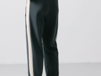 Textured Surface Right Standard Fit Palazzo Men's Trousers - 82171