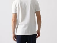 Beige Textured Surface Comfort Fit Basic Men's T-Shirt - 88436