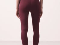 Standard Fit Flexible Performance Women's Tights in Bordeaux Polyester - 94666