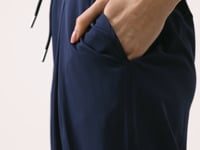 Indigo Polyester Pocketed Standard Fit Women's Trousers - 94677
