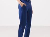 Parliament Soft Textured Hidden Zipper Slim Leg Women's Trousers - 94668