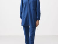Parliament High Collar Zippered Comfort Fit Women's Tracksuit Tunic Set - 95345