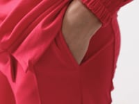 Viva Red O Collar Basic Oversize Women's Tracksuit Tunic Set - 95347